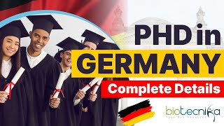 PhD In Germany  Complete Details [upl. by Yedorb]