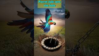 Parrot falls into the hole trap shorts birdstrap pesttrap shortsvideo fyp [upl. by Nohsad]