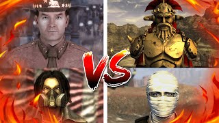 Joshua Graham VS Ulysses VS Legate Lanius VS General Oliver  Fallout New Vegas NPC Battles [upl. by Ushijima948]