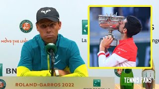 Rafael Nadal quotDjokovic is BIG challenge for mequot  Roland Garros 2022 HD [upl. by Leanard]