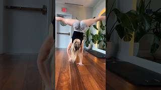 Happy Monday Try this handstand challenge stretching [upl. by Ysor305]