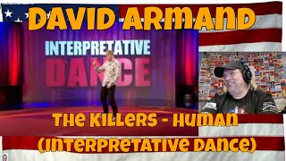 David Armand  The Killers  Human Interpretative Dance  REACTION  LOL [upl. by Lectra]