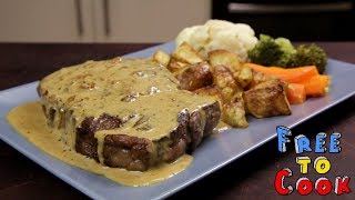 How to Cook Creamy Pepper Sauce for a Scotch Fillet Steak Sauce au Poivre [upl. by Akemal905]