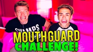 MOUTH GUARD CHALLENGE W COLLINS KEY [upl. by Aisatna710]