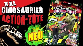 XXL Dinosaurier Action Tüte 124 mit 2 Extras  2 Magazine  Glow in the Dark Dino  was ist drin [upl. by Etiuqram]