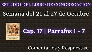 ESTUDIO DE LIBRO DE CONGREGACIÓN ✅ SEMANA DEL 21 AL 27 DE OCTUBRE [upl. by Severson]