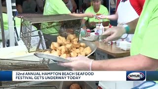 35th annual Seafood Festival underway in Hampton Beach [upl. by Morel]