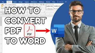 How to convert pdf to word  EASY WAY [upl. by Merritt]