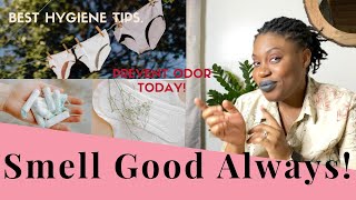 FEMININE HYGIENE TIPS  GIRL TALK HOW TO SMELL GOOD AND TASTE GOOD ALL DAY  TIPS FOR STAYING FRESH [upl. by Garson427]