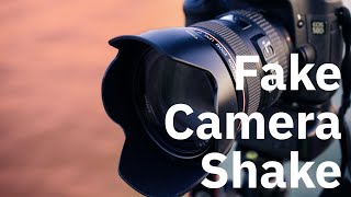 How to add Fake Camera Shake in After Effects with the Wiggle Expression [upl. by Gide]