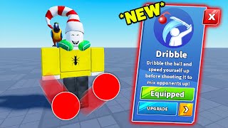 New DRIBBLE ABILITY in Roblox Blade Ball [upl. by Hgeilhsa731]