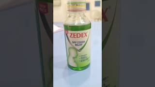 Zedex Syrup  खांसी में Zedex सिरप के फायदे  Cough Syrup medicine shorts education [upl. by Zilber]