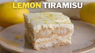 Lemon Tiramisu Recipe [upl. by Rhys]