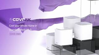 COVRX1860 AX1800 DualBand Whole Home Mesh WiFi 6 System [upl. by Anreval]