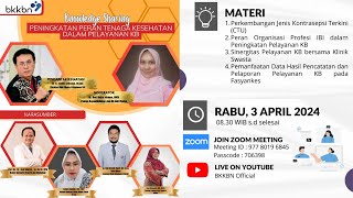 Knowledge Sharing Peningkatan Peran Tenaga Kesehatan Dalam Pelayanan KB [upl. by Heti]