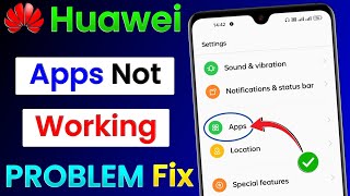 Huawei Apps Not Working  Huawei Apps Not Opening  Huawei Apps Crash Problem Solve [upl. by Idette]