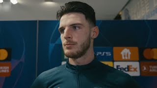 Declan Rice Post Match Interview  Porto 10 Arsenal [upl. by Oicelem323]