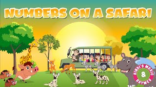 Safari Song  Learn Numbers Rhymes for kids  Animal Songs  Bindis Music amp Rhymes [upl. by Gadmann]