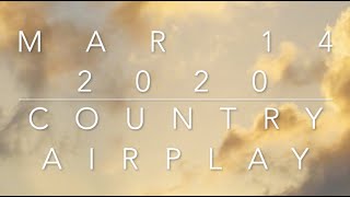 Billboard Top 60 Country Airplay Chart Mar 14 2020 [upl. by Enialem]