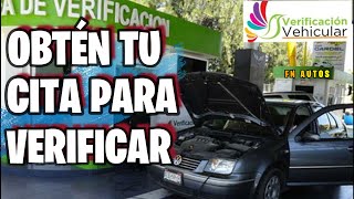 COMO SACAR CITA PARA VERIFICAR EN EL ESTADO DE MEXICO  FACIL Y RAPIDO [upl. by Daughtry]