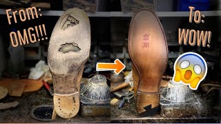 Churchs Restored to go back to Church Shoe Restoration [upl. by Hillary]