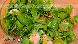 Reteta de Salata de Rucola cu Rodie Pui si Portocala [upl. by Dominica]