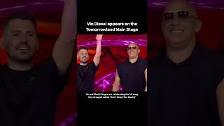 Vin Diesel at Tomorrowland ❤️ shorts music tomorrowland [upl. by Florance]