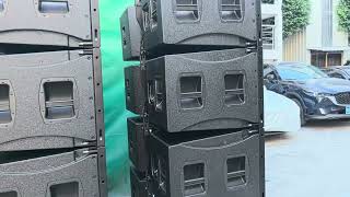 Admark double 15 inch 3 way active  double 21 inch active Linearray proaudio dj loudspeaker [upl. by Kawasaki]