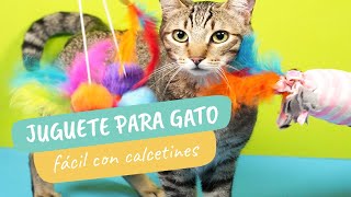 Juguete para gato fácil con calcetines [upl. by Aztiraj]