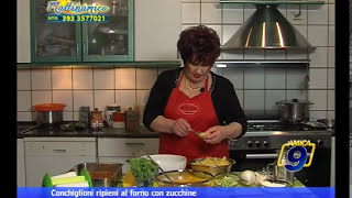 Conchiglioni ripieni al forno con zucchine  Le ricette di Mamma Nietta [upl. by Releyks]