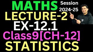 STATISTICS  Class 9  Maths  Ch12  EX121 Q3 TO Q5 [upl. by Elisabeth144]