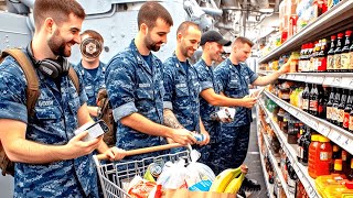 Inside the Crazy Stores Run by the Navy on US Aircraft Carriers [upl. by Enaz418]