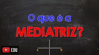 O que é mediatriz de um segmento Como traçar a mediatriz [upl. by Brandi]