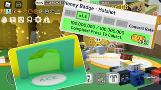 How PROs Collecting BADGES 🥇 in Bee Swarm Simulator [upl. by Jacobah]