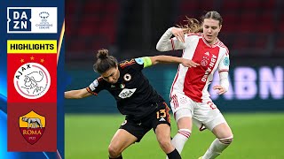 HIGHLIGHTS  Ajax vs AS Roma  UEFA Womens Champions League 202324 Italiano [upl. by Tomi]