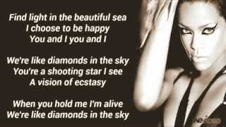 Rihanna  Diamonds LYRICS [upl. by Braasch]