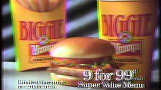 Wendys Commercial 1992 [upl. by Elie]