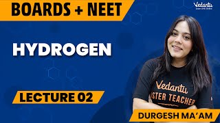 Hydrogen Class 11 L2  Class 11 Chemistry Chapter 9  CBSE  NEET 2024  Durgesh Mam [upl. by Kaylyn]