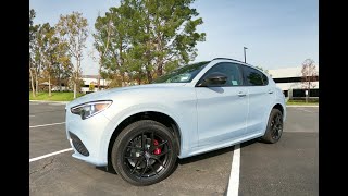 2020 Alfa Romeo Stelvio Sport in Lunare White [upl. by Eednus]