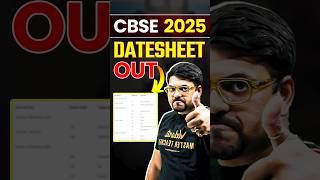 📢CBSE Board Exam 2025 Date Sheet Released🚨 shorts cbse ncert boardexam2025 class12 cbse2025 [upl. by Okoyk]