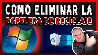 Como QUITAR o ELIMINAR la PAPELERA DE RECICLAJE en WINDOWS 11 ⭐ 2024 [upl. by Aihsenad698]