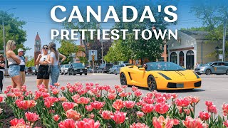 Niagaraonthelake Ontario Canada  Walking Tour in 4K Only Minutes from Niagara Falls [upl. by Analra]