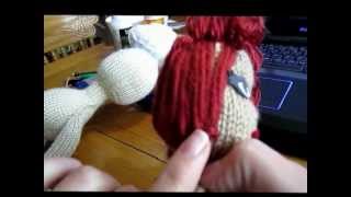 Doll Hair Tutorial Part 01 Showing different methods [upl. by Elvah]