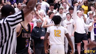 HIGHLIGHTS  Denham Springs 79 Live Oak 75 OT Boys Basketball [upl. by Ilatfen]