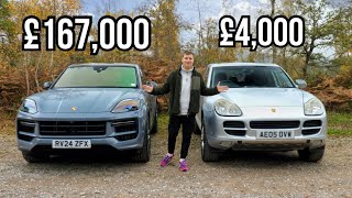 2025 730bhp Porsche Cayenne Turbo vs My Cheap Cayenne V6 [upl. by Nudd]