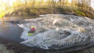 Kayaking at Langham Flume [upl. by Nnylsaj269]