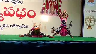 Nagini dance barathanatyam performance at Srisailam [upl. by Hamer]