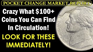 GUARANTEEDS 100 COINS Look Out For These Change Finds POCKET CHANGE MARKET REPORT [upl. by Eelarak746]