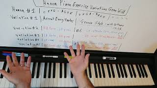 Hanon Piano Exercise Variations GONE WILD [upl. by Scarlett]