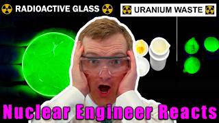 Making Uranium Glass and Waste Disposal  Nuclear Engineer Reacts to NileRedNileBlue [upl. by Ettenil]